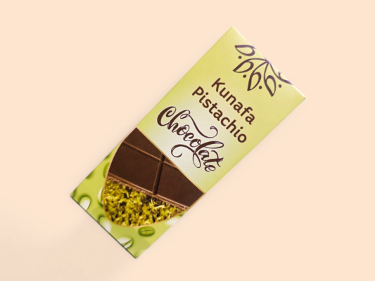 Chocolate Bar Kunafa and Pistachio