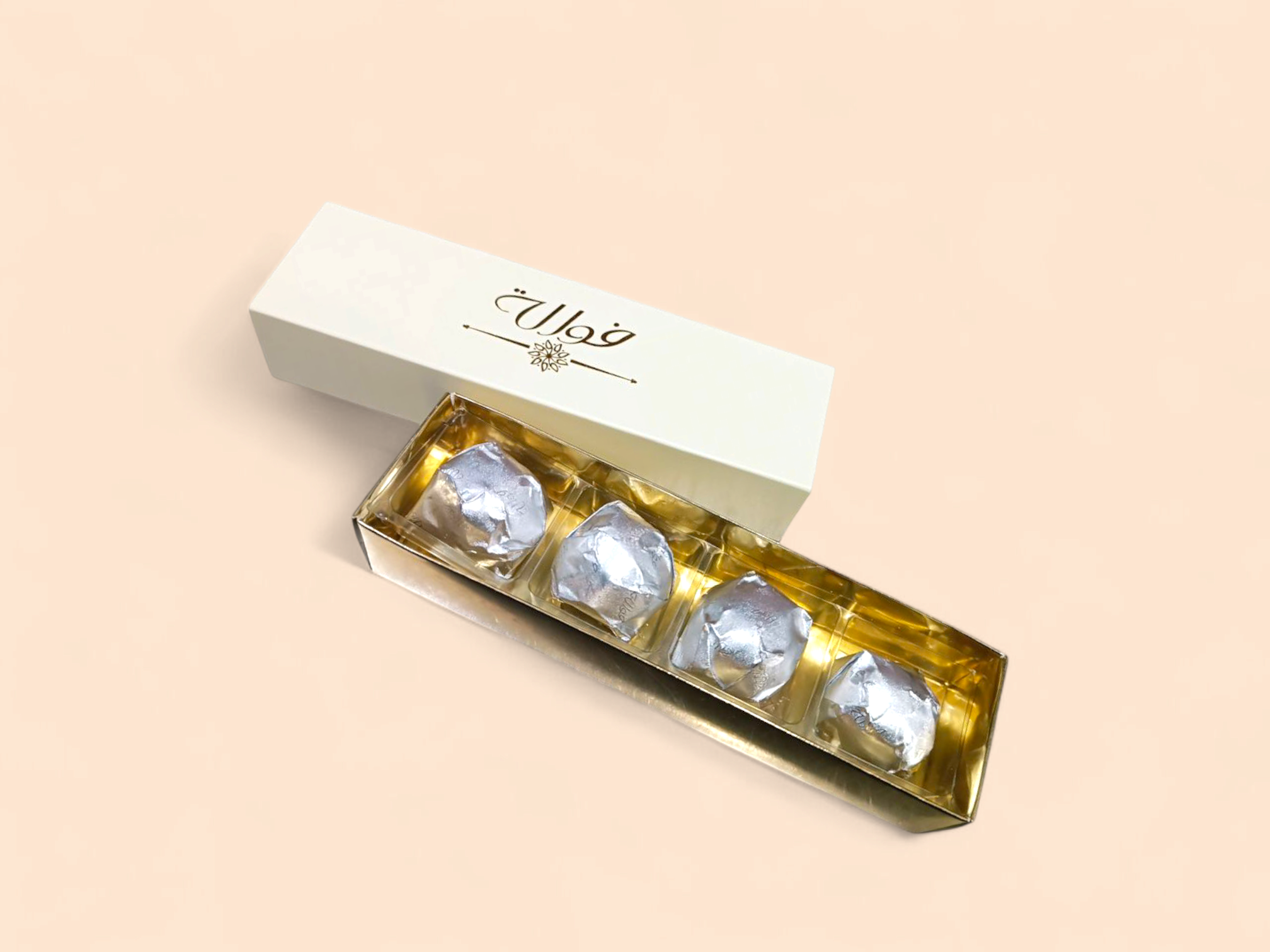 Chocolate Box 1X4 Coconut Balls